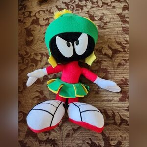 Vintage 1994 Applause Looney Tunes Marvin the Martian Plush Stuffed Toy 12"
